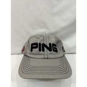 PING G15 i15 Adjustable Strap Back Light Blue Golf Hat Embroidered